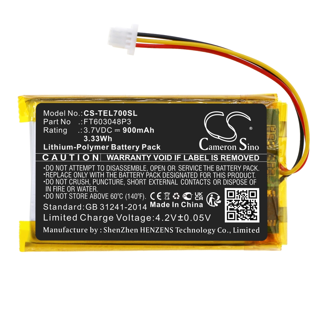 Compatible battery replacement for Turtle FT603048P3