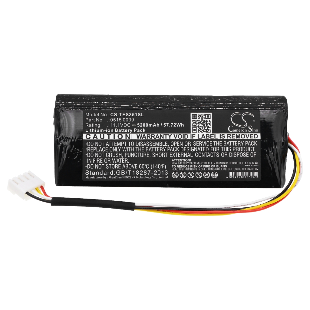 Compatible battery replacement for Testo 0515 0039