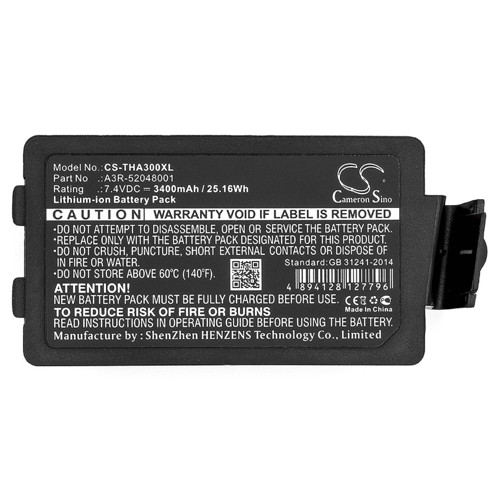 Batterie d'imprimante Tsc CS-THA300XL