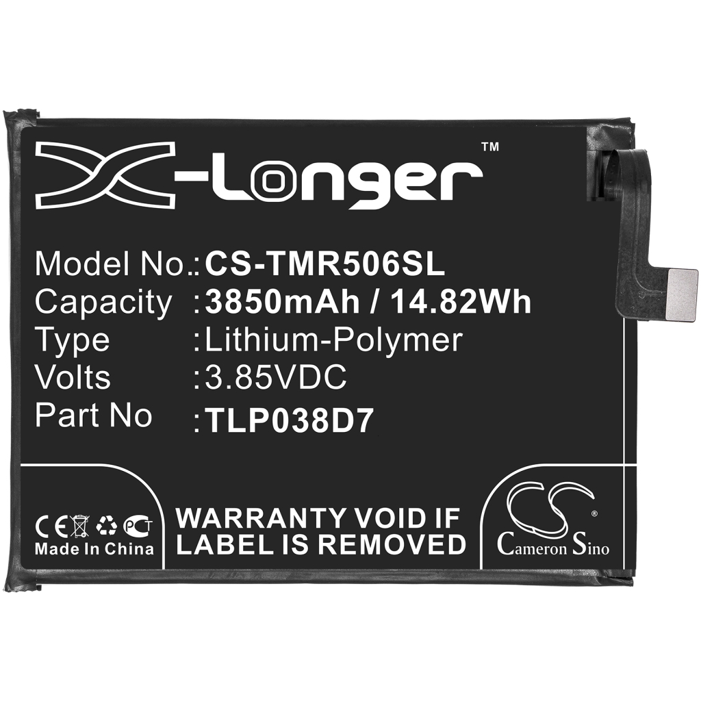 Batteries Remplace TLp038D1