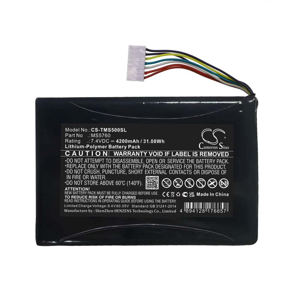 Compatible battery replacement for Peoplenet MS5760