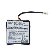 Remplacement de batterie compatible pour TomTom  6027A0117401, XLHS416*08338, KM1, 6027A0117412