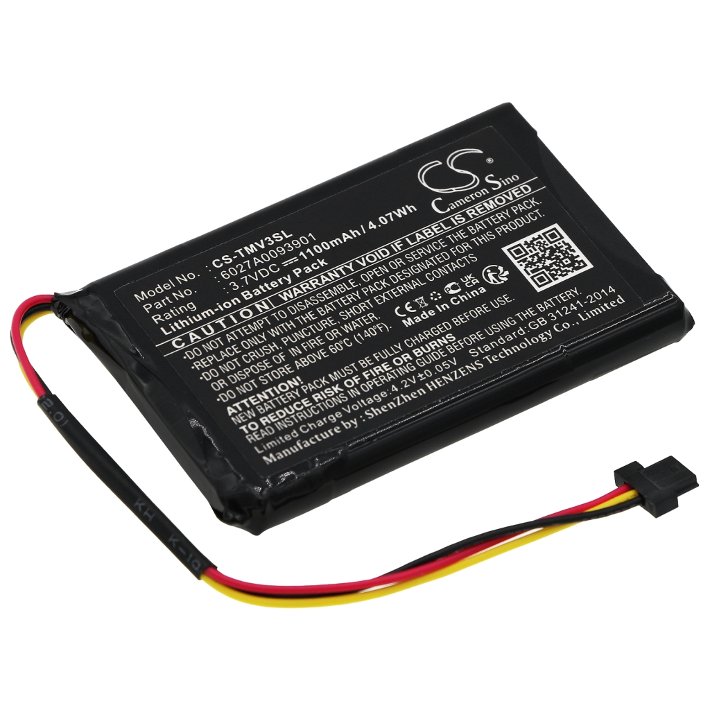 Compatible battery replacement for TomTom 6027A0093901