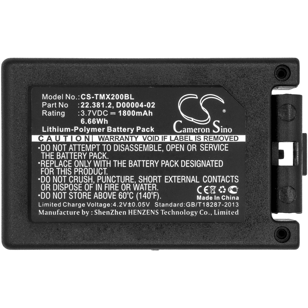 Battery Replaces D00004-02