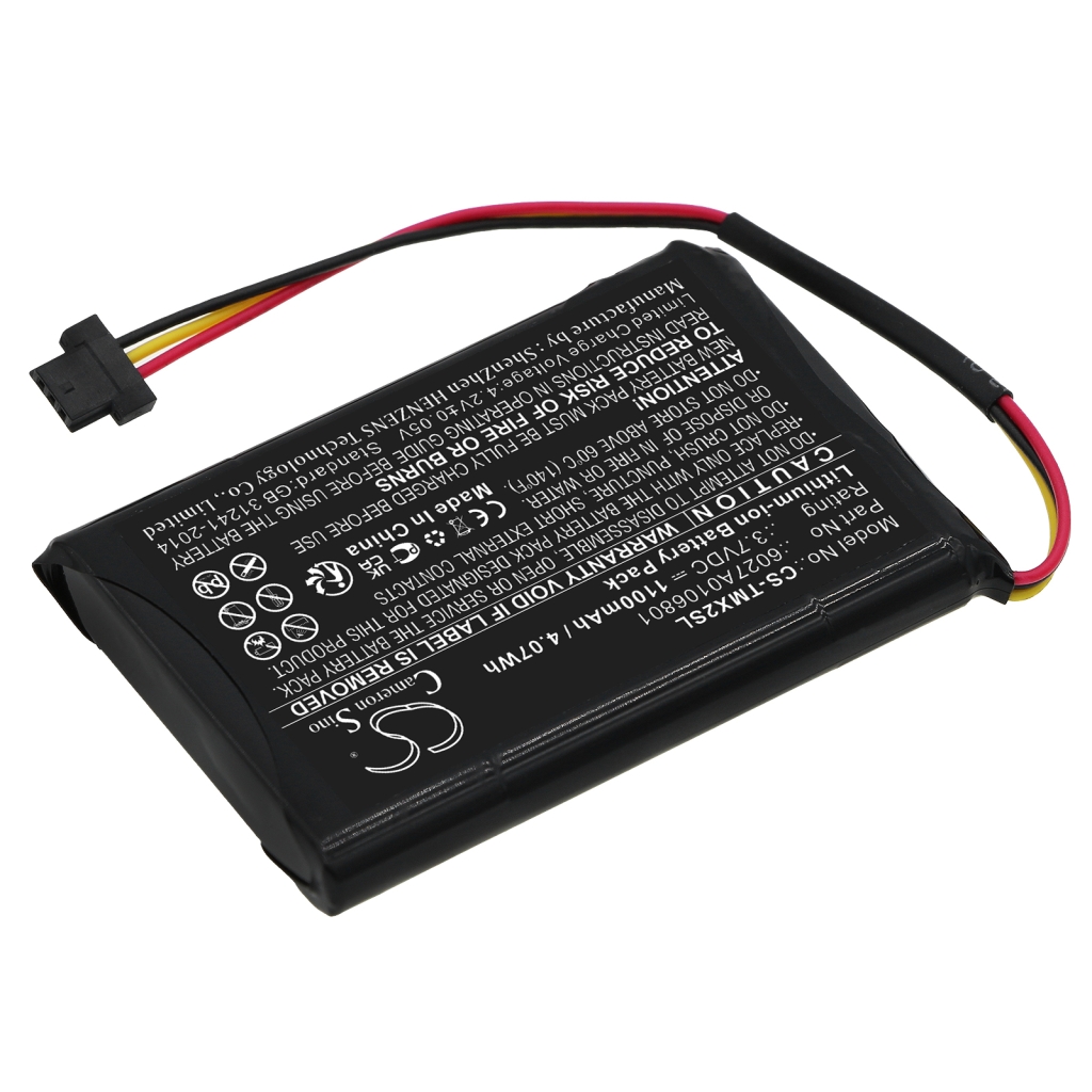 Compatible battery replacement for TomTom 6027A0106801