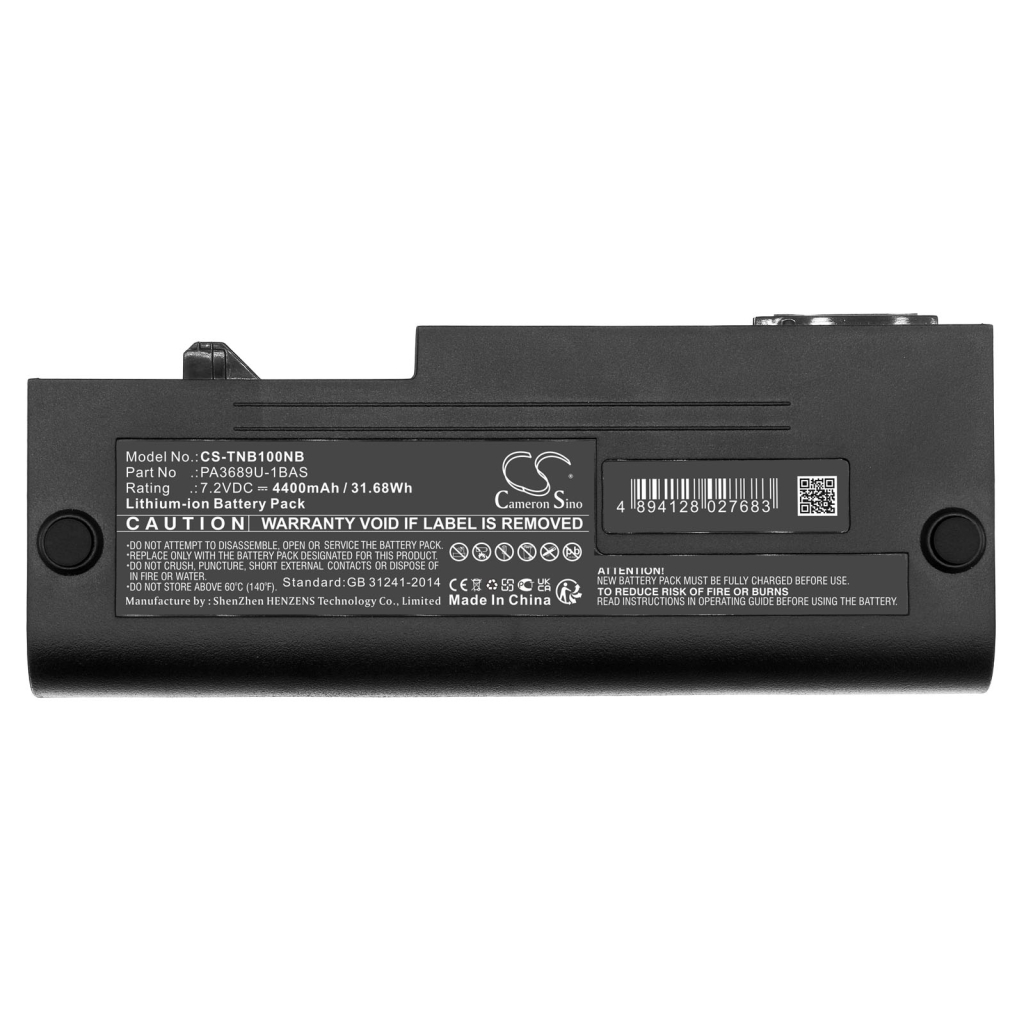 Batterie pour ordinateur portable Toshiba Netbook NB100 PANB100NL