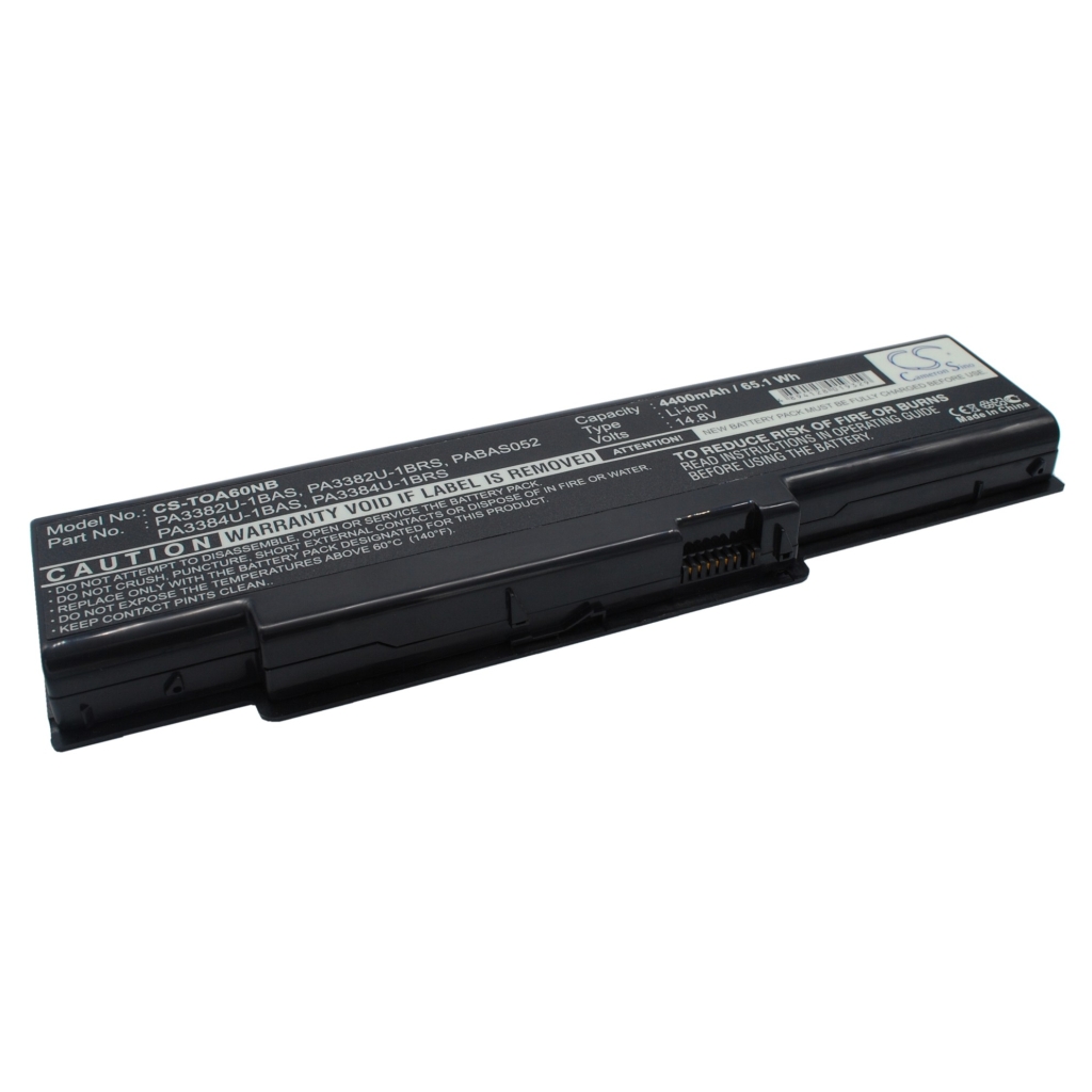 Batterie pour ordinateur portable Toshiba Satellite A60 (CS-TOA60NB)