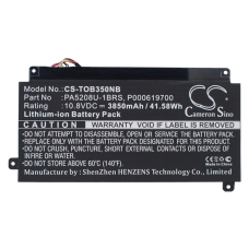 Remplacement de batterie compatible pour Toshiba P000619700,PA5208U-1BRS