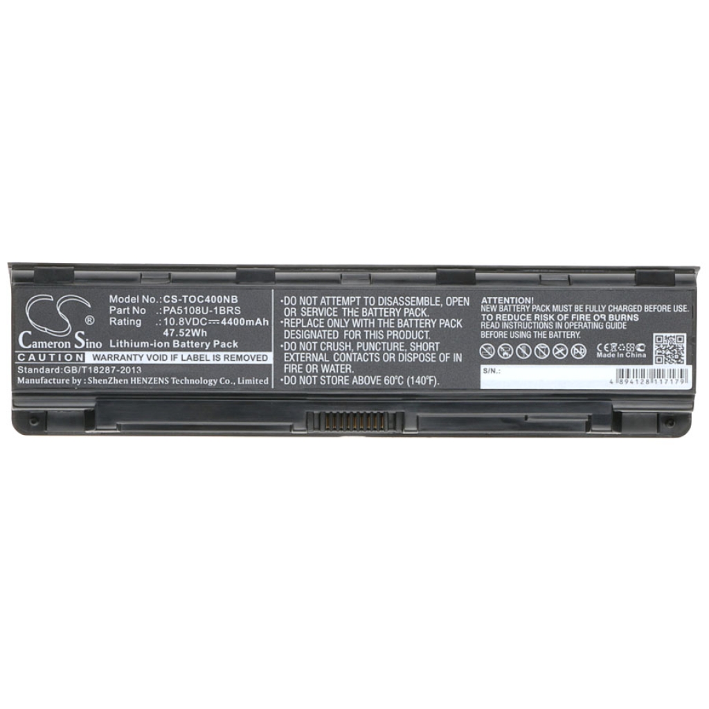 Batterie pour ordinateur portable Toshiba Satellite C50-AC09W1 (CS-TOC400NB)