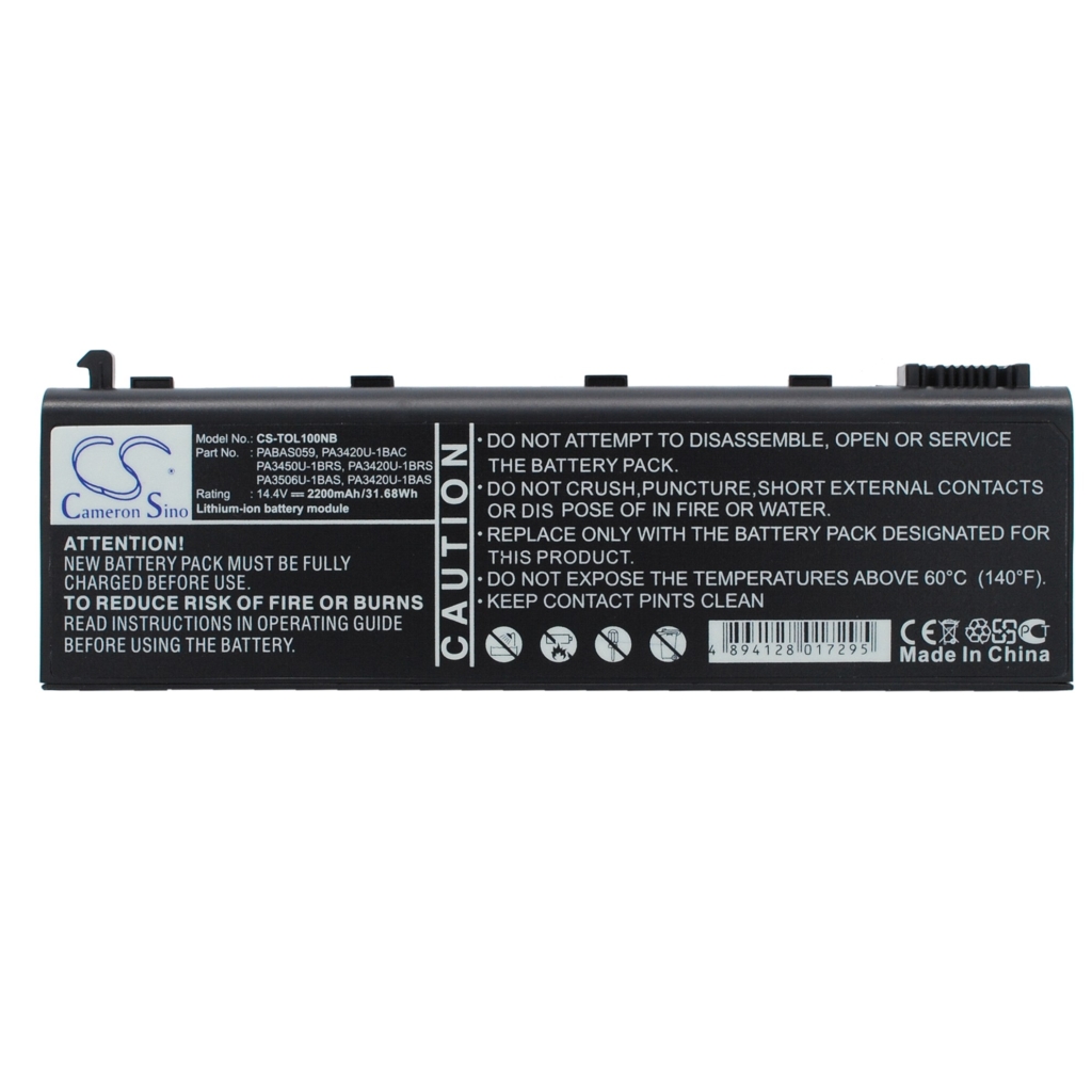 Batterie pour ordinateur portable Toshiba CS-TOL100NB