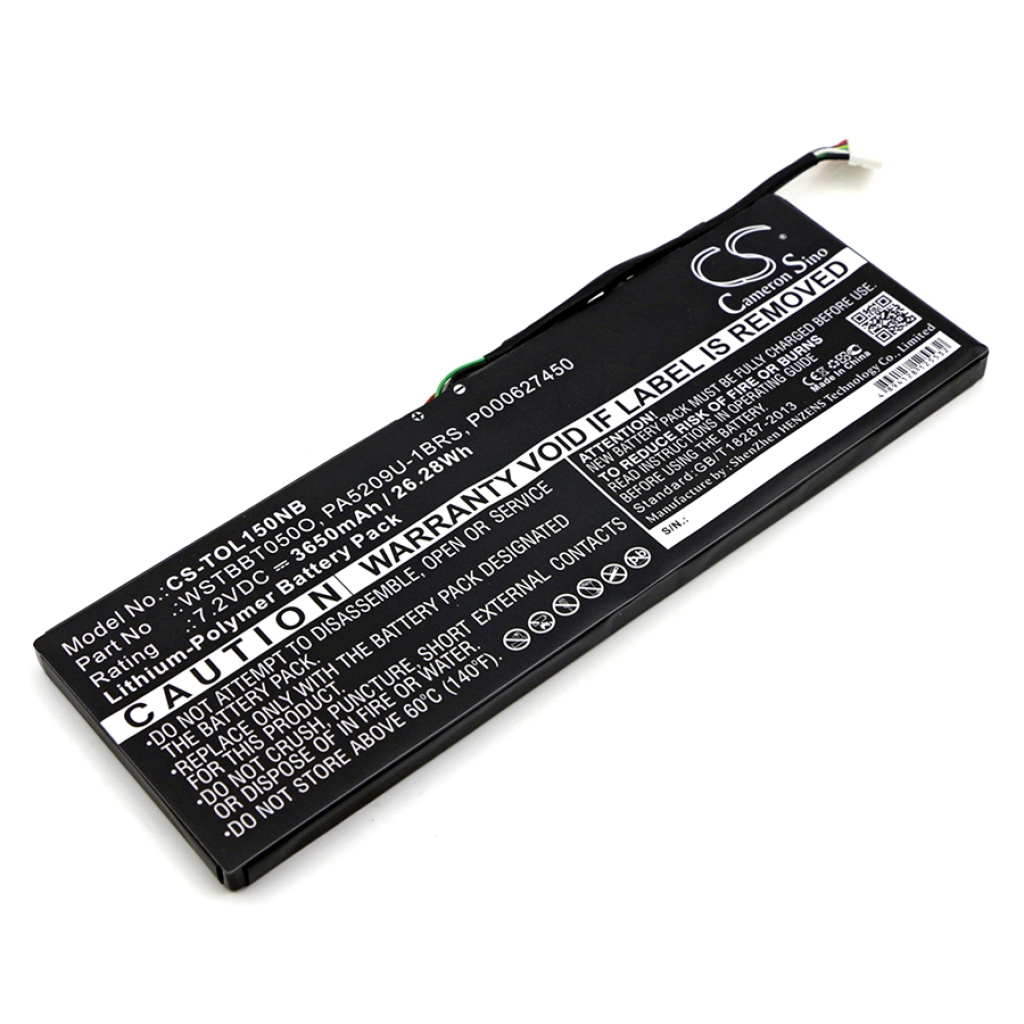 Batterie pour ordinateur portable Toshiba Satellite L10W-B (CS-TOL150NB)