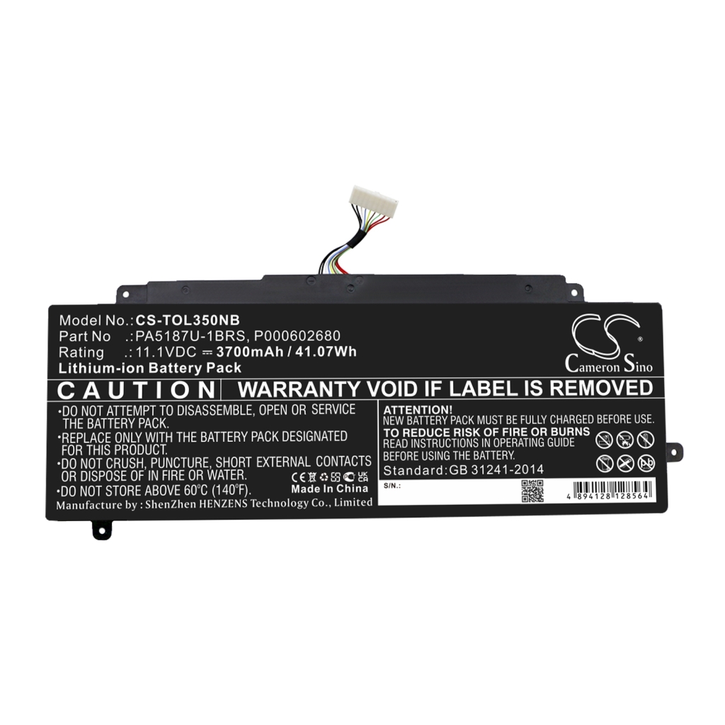 Batterie pour ordinateur portable Toshiba Satellite Click 2 L35W-B3204 (CS-TOL350NB)