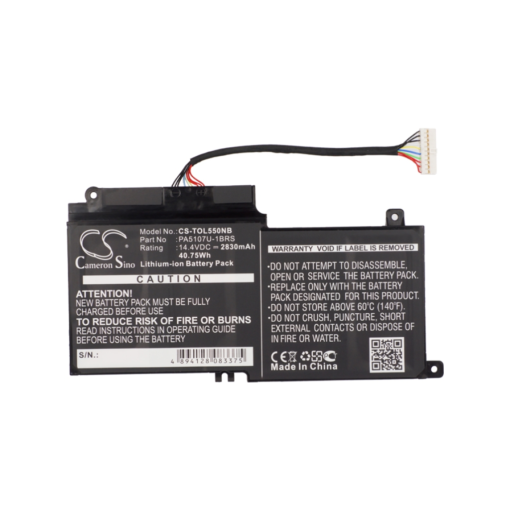 Batterie pour ordinateur portable Toshiba CS-TOL550NB