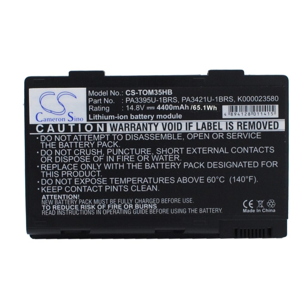 Batterie pour ordinateur portable Toshiba Satellite M35X-S111