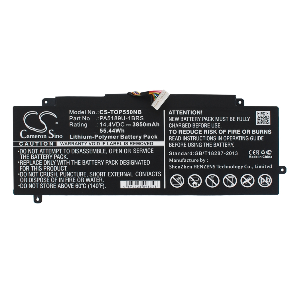 Batterie pour ordinateur portable Toshiba Satellite Radius P55W-B (CS-TOP550NB)