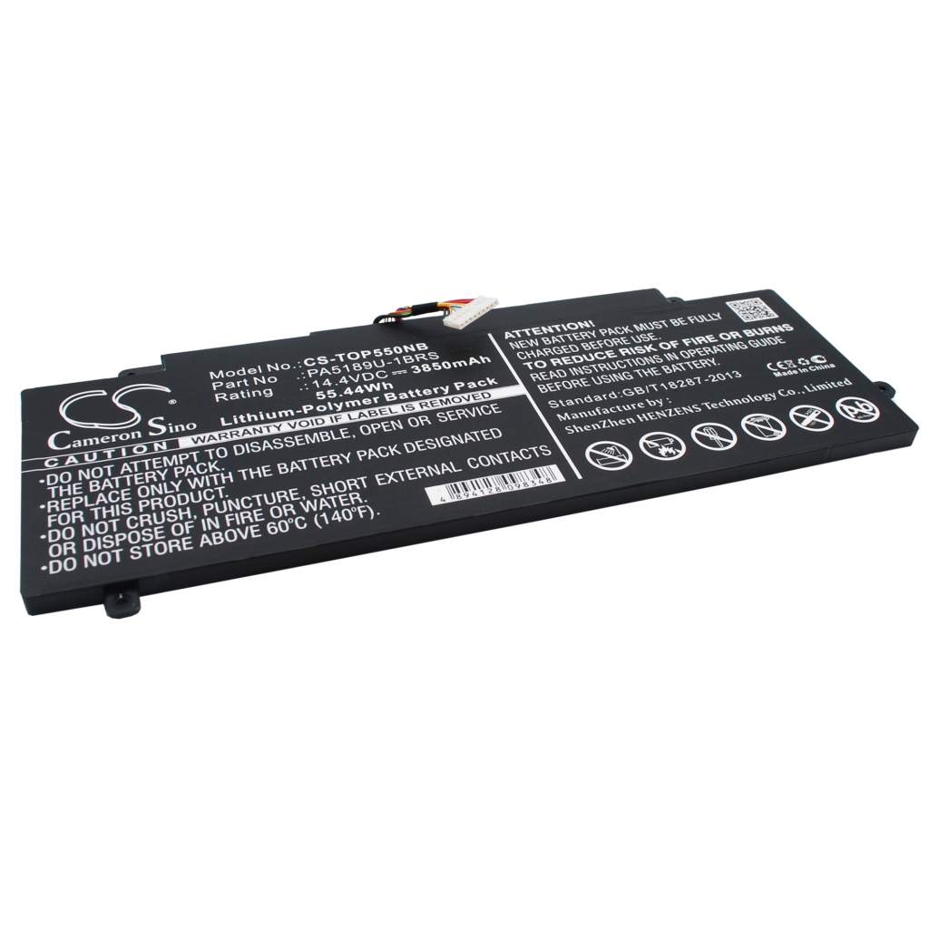 Batterie pour ordinateur portable Toshiba Satellite Radius P50W-BST2N01 (CS-TOP550NB)