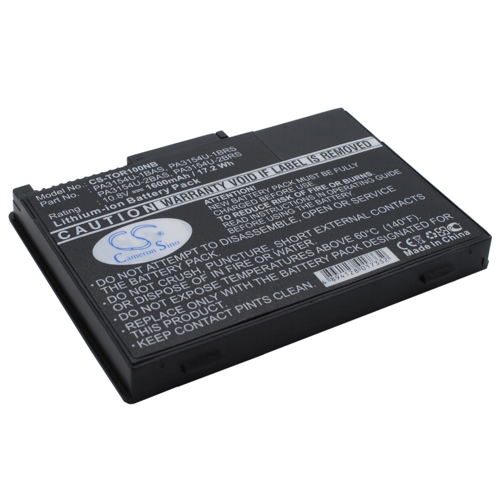 Batterie pour ordinateur portable Toshiba Portege R200 (CS-TOR100NB)