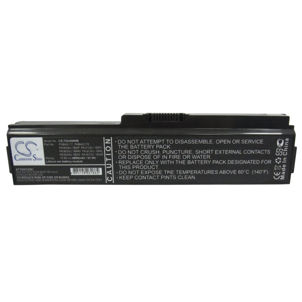 Batterie pour ordinateur portable Toshiba CS-TOU400HB