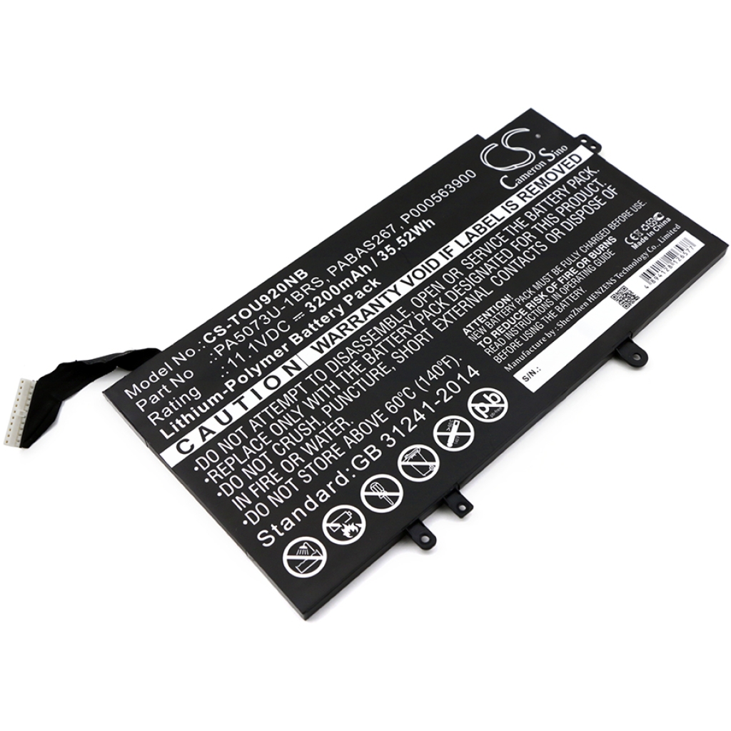 Batterie pour ordinateur portable Toshiba Satellite U920T-100 (CS-TOU920NB)