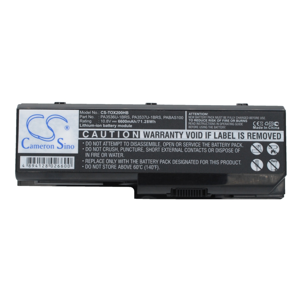 Notebook battery Toshiba CS-TOX200HB