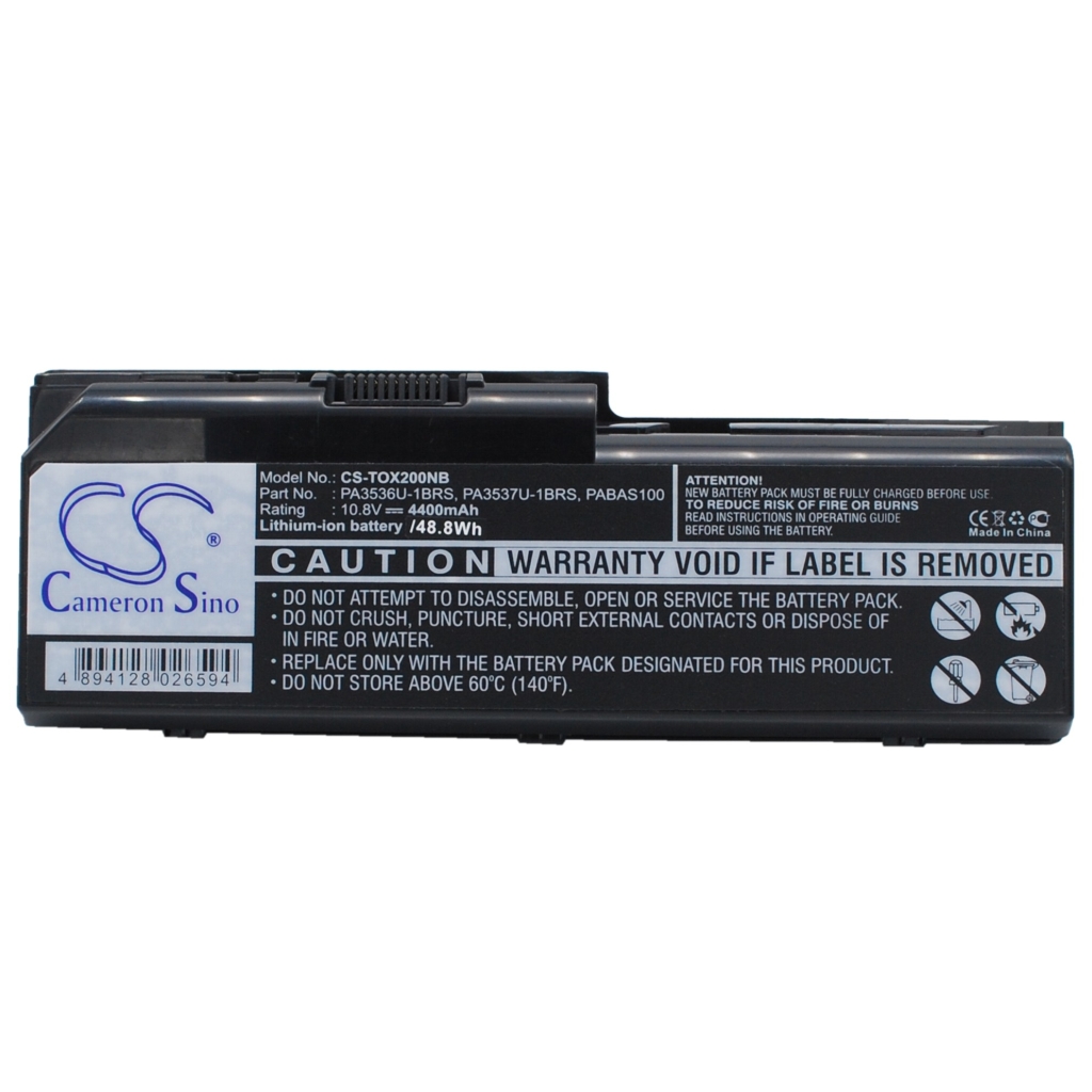 Batterie pour ordinateur portable Toshiba Satellite Pro P200HD-1DT