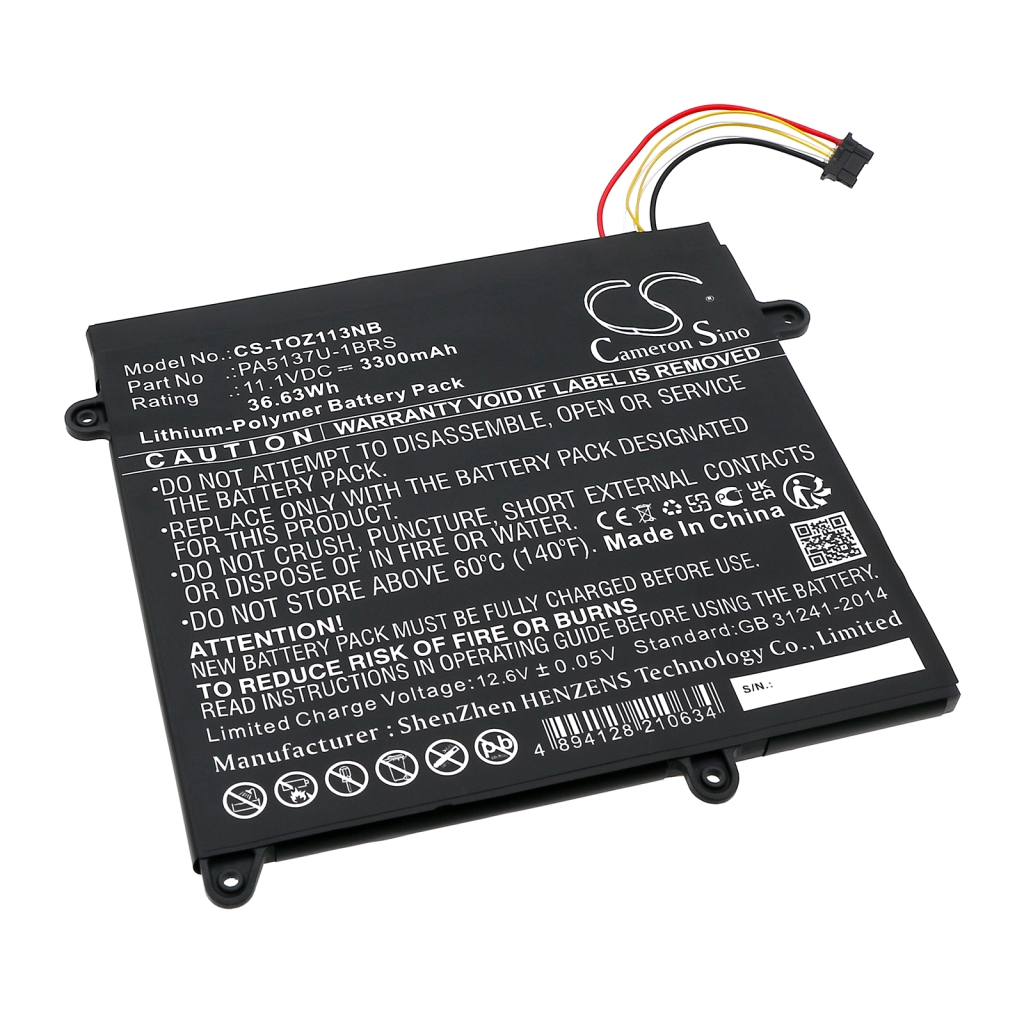 Tablet Battery Toshiba CS-TOZ113NB