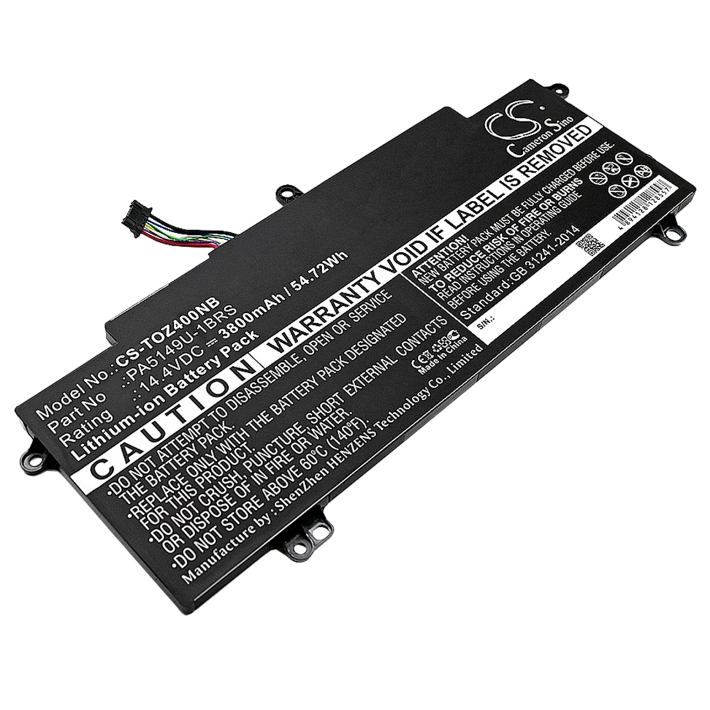 Batterie pour ordinateur portable Toshiba Tecra Z40-B-120 (CS-TOZ400NB)