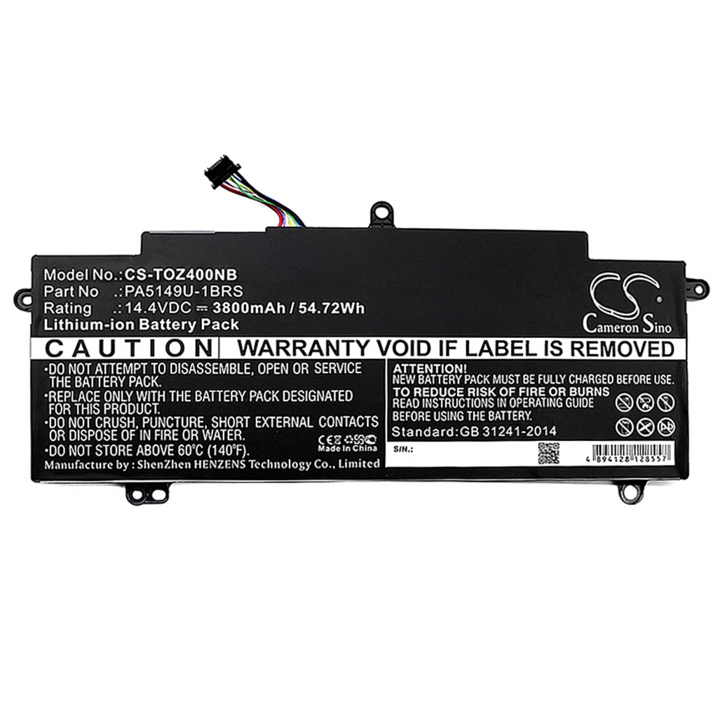 Batterie pour ordinateur portable Toshiba Tecra Z50-A-19T (CS-TOZ400NB)