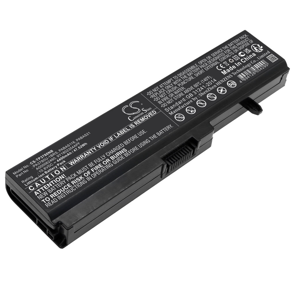 Batterie pour ordinateur portable Toshiba CS-TP3780NB