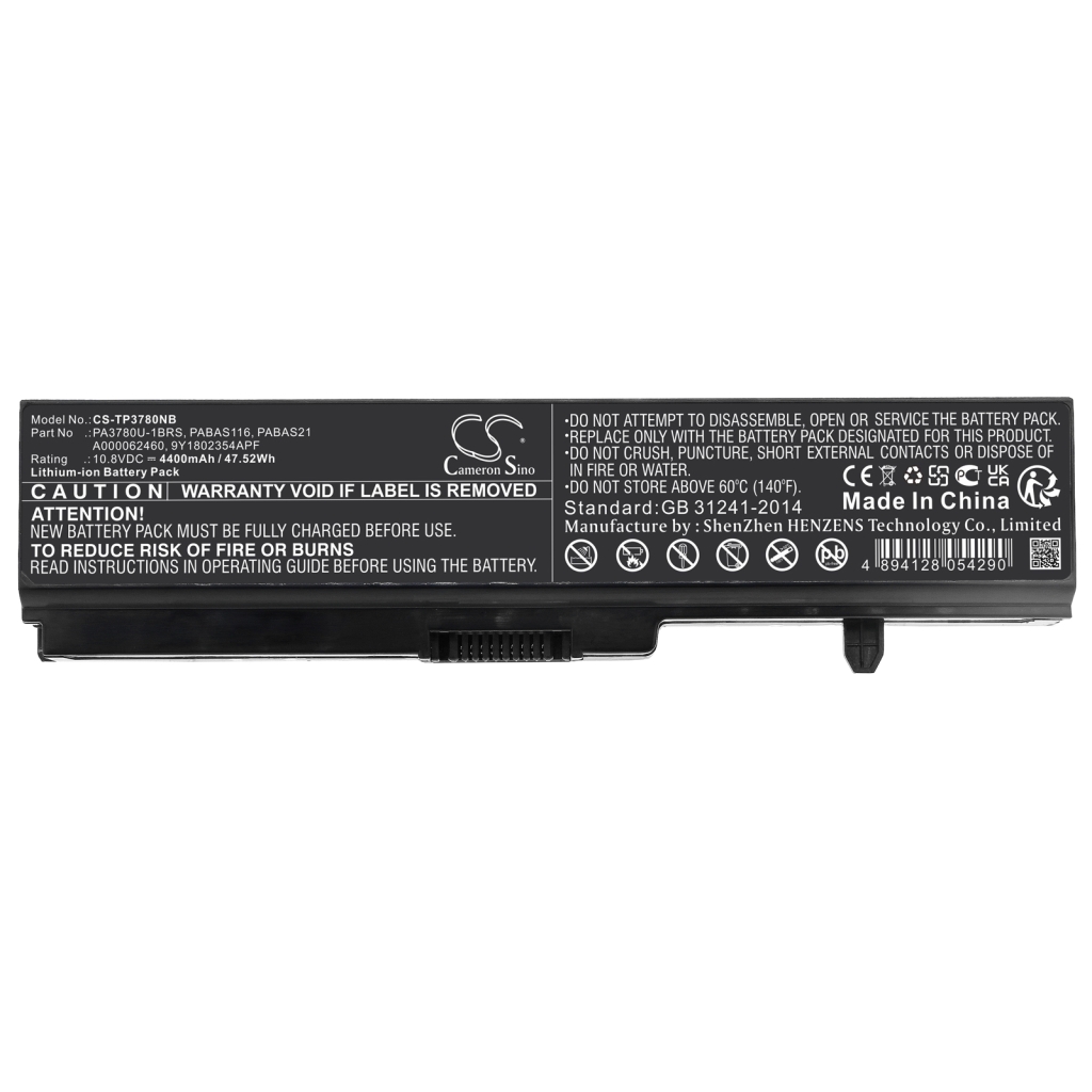 Batterie pour ordinateur portable Toshiba CS-TP3780NB