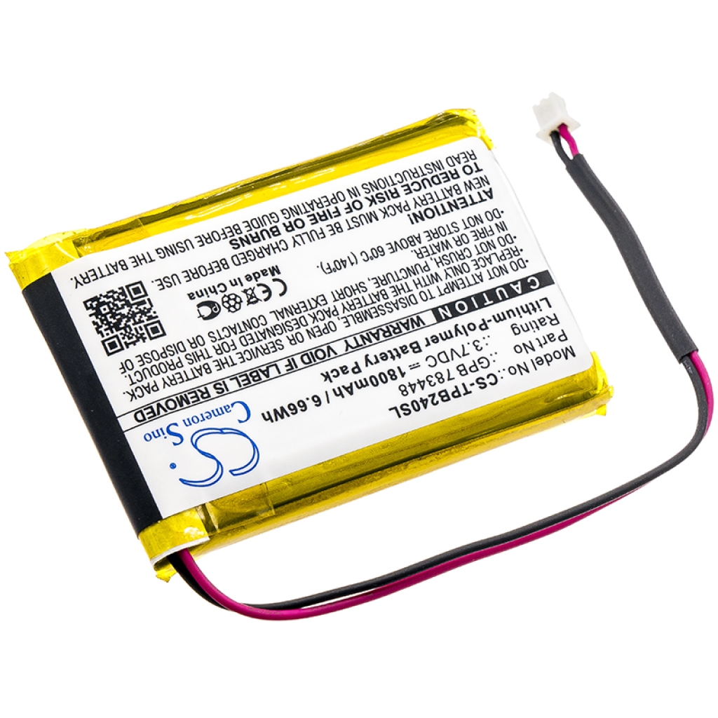 Compatible battery replacement for Telex GPB 783448