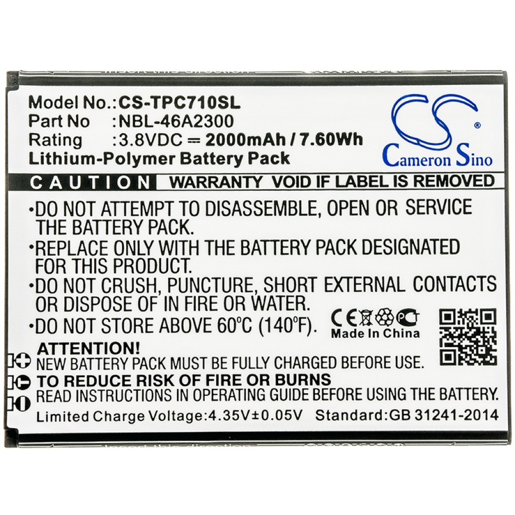 Mobile Phone Battery Tp-link CS-TPC710SL