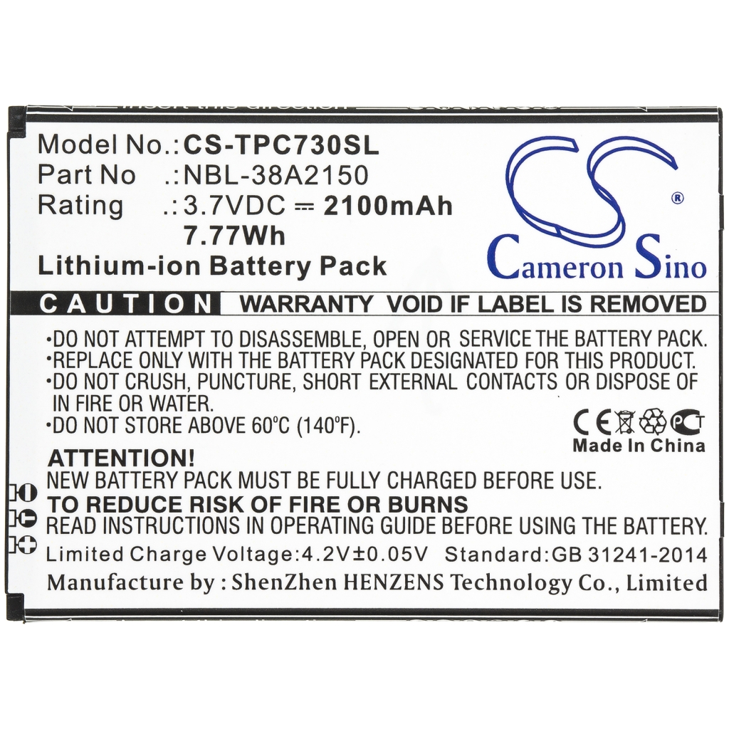 Mobile Phone Battery Neffos CS-TPC730SL