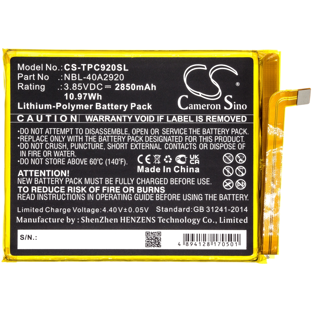 Mobile Phone Battery Tp-link CS-TPC920SL