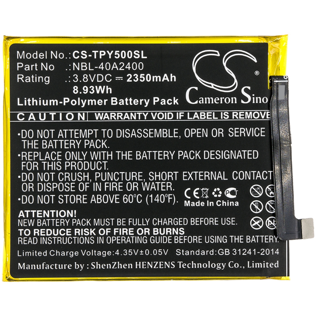 Mobile Phone Battery Neffos CS-TPY500SL