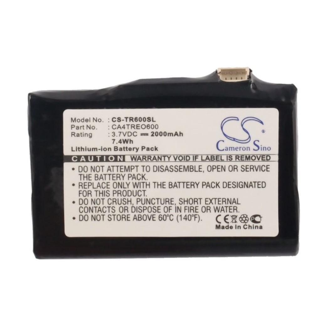 Remplacement de batterie compatible pour Palm CA4TREO600