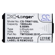 CS-TRW710SL<br />Batterie pour  remplace la batterie TM703048 2S1P