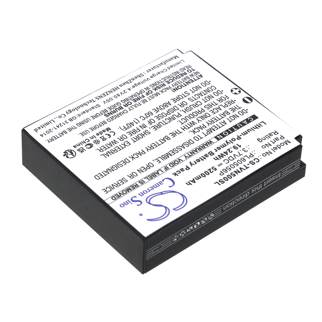 Compatible battery replacement for TwoNav PL605056P