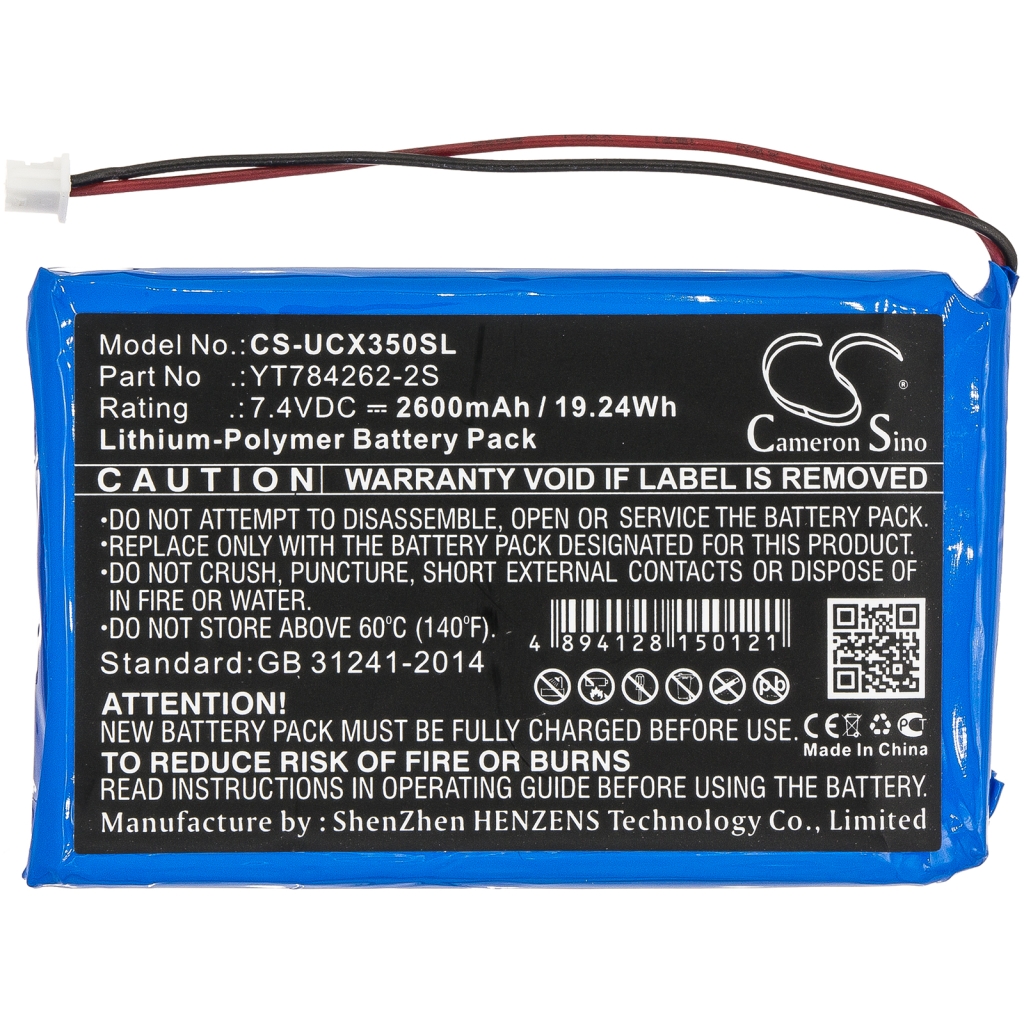 Terminal de paiement Batterie Uniwell CS-UCX350SL