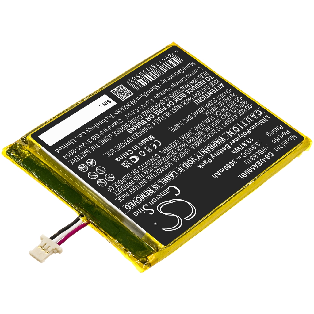 Compatible battery replacement for Urovo HBL6310