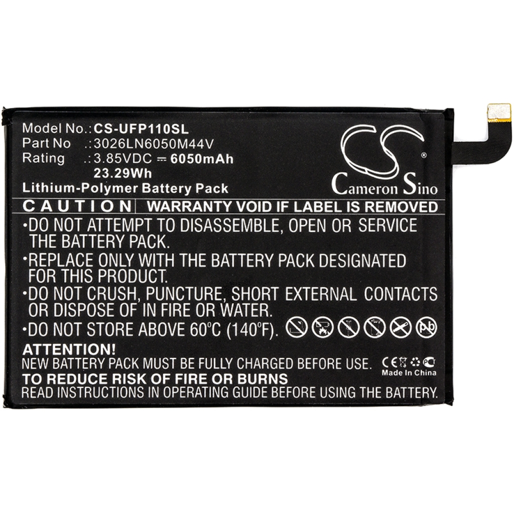 Batteries Remplace 3026LN6050M44V