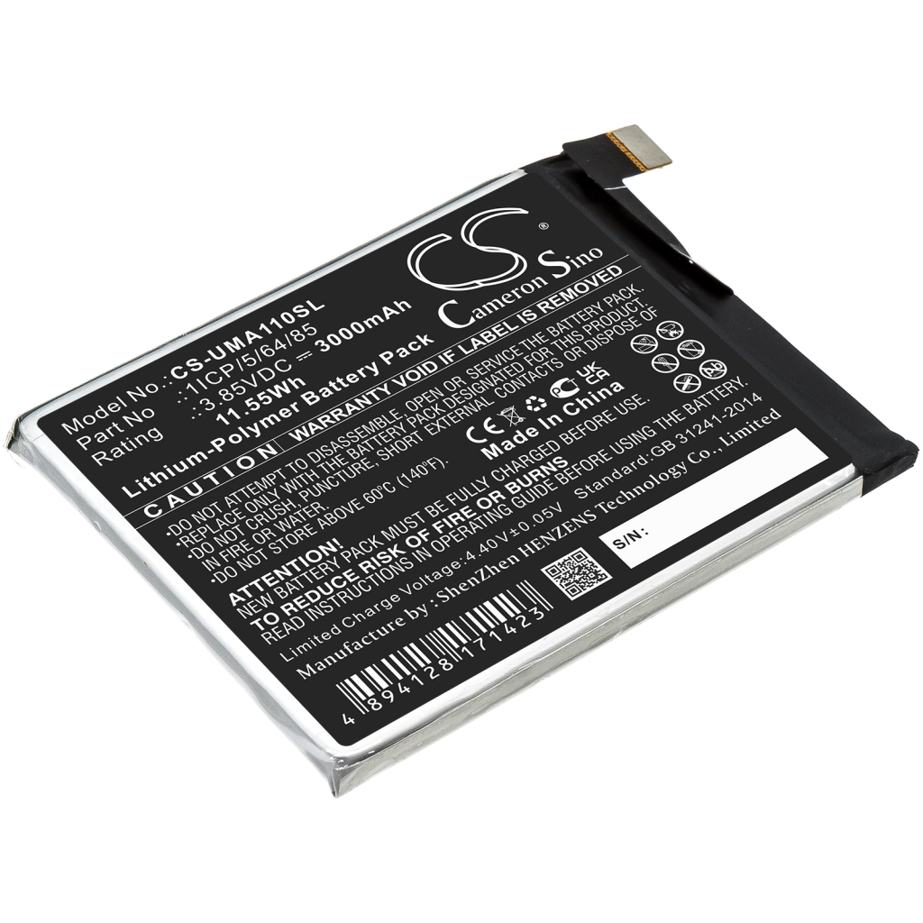 Batterie de téléphone portable Umi CS-UMA110SL