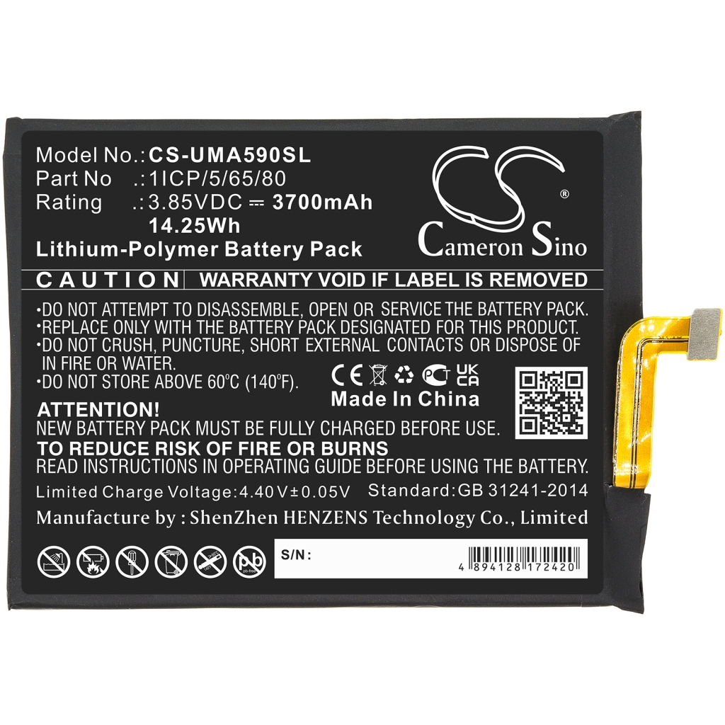 Batteries Remplace 1ICP/5/65/80