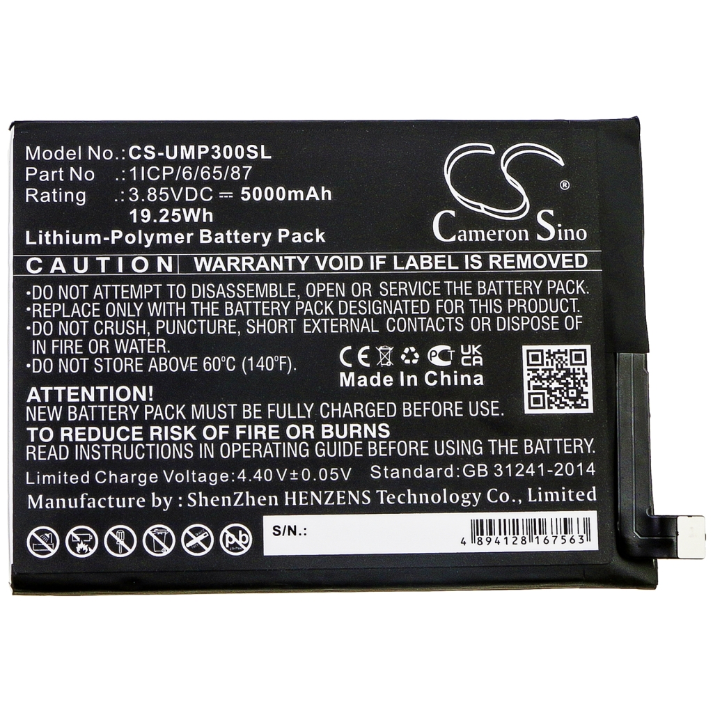 Battery Replaces 1ICP/6/65/87