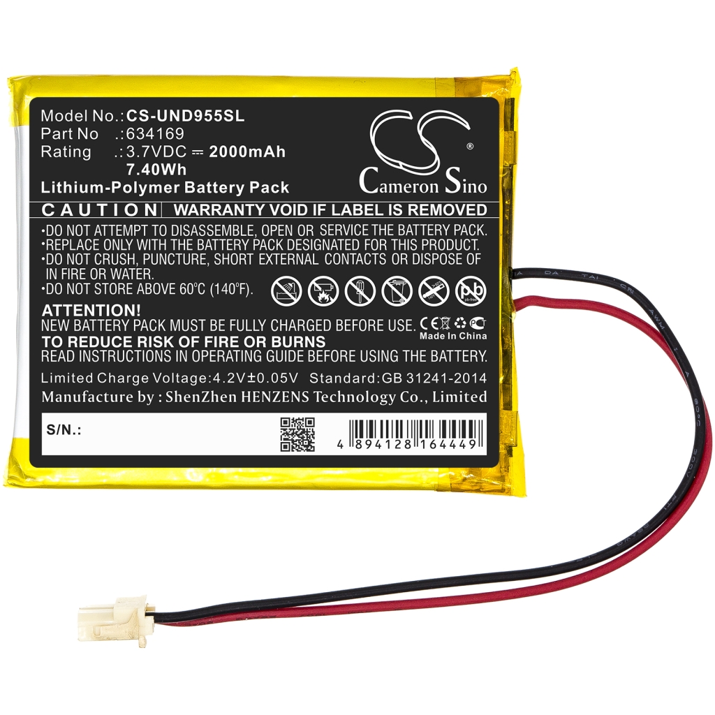 Battery Replaces 634169