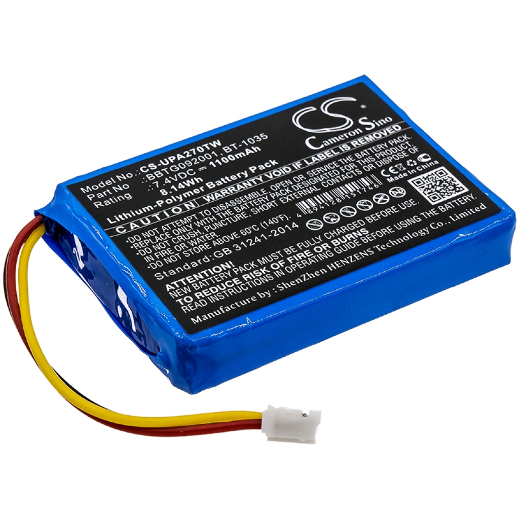 Batteries Remplace BBTG092001