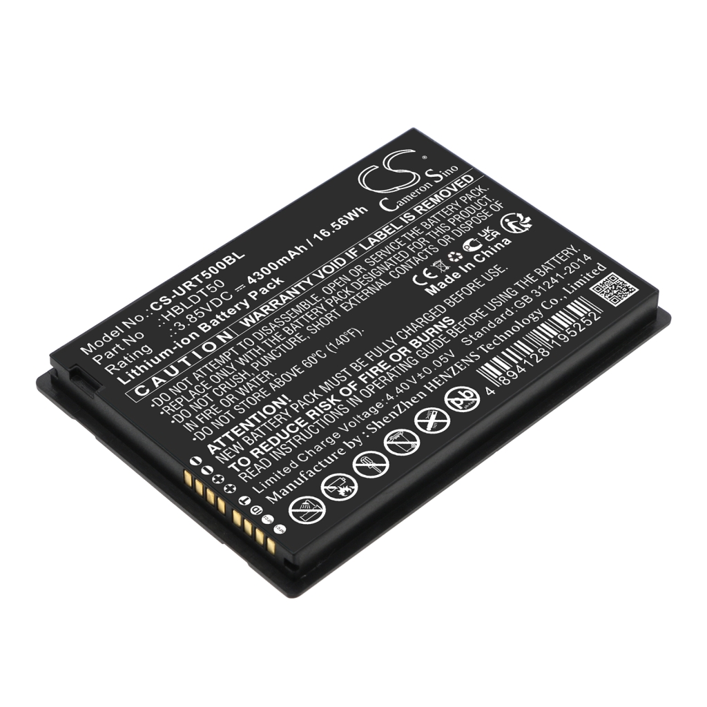 Compatible battery replacement for Urovo HBLDT50