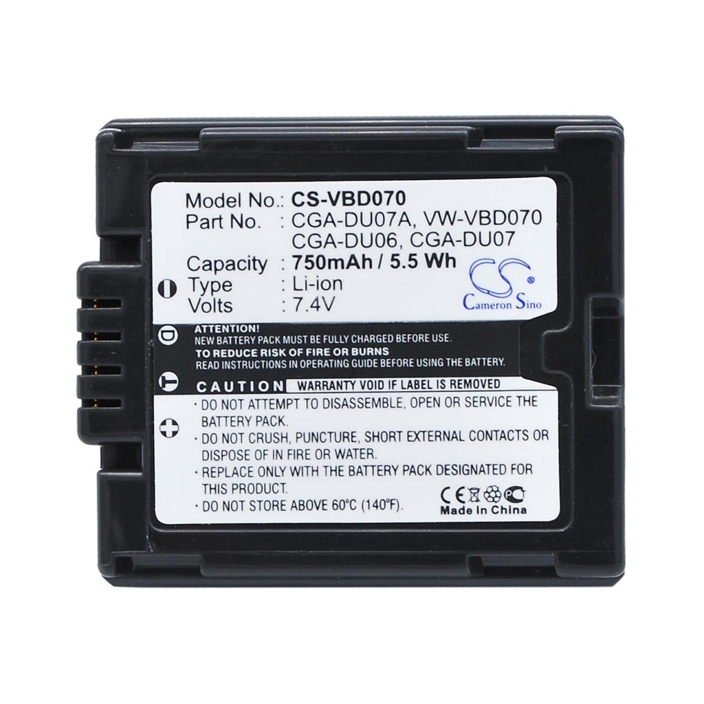 Battery Replaces DZ-BP7S