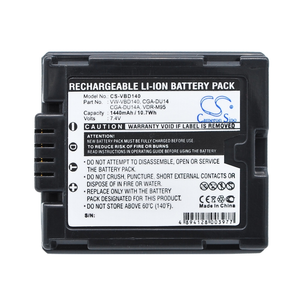 Batterie de l'appareil photo Panasonic VDR-D158GK