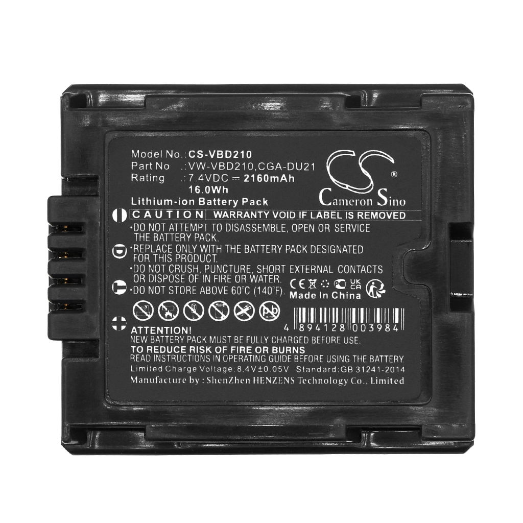 Batterie de l'appareil photo HITACHI CS-VBD210